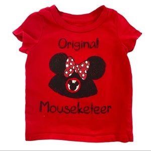 Disney Store Baby Original Minnie Mouseketeer Exclusive Red TShirt 6-12M